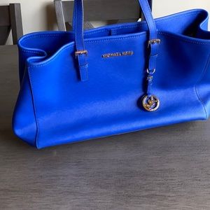 Michael Kors royal blue bag